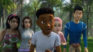 كرتون حديقة الديناصورات مخيم المغامرة مدب