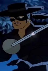 كرتون زورو فارس بعباءة سوداء مدبلج